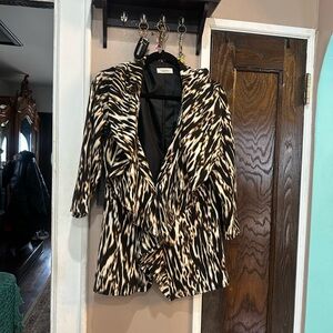 Calvin Klein Animal Print Blazer